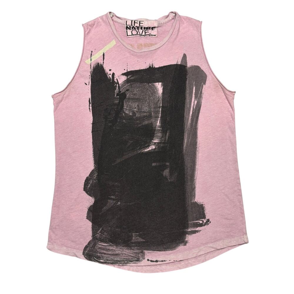 Free City Artists Wanted Garden Art Tank Top 1/Small ASO Koshi Inaba B'z Rare
